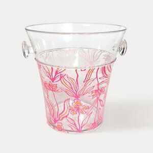 Lilly Pulitzer Acrylic Bottle Chiller & Set of Wine Glasses
